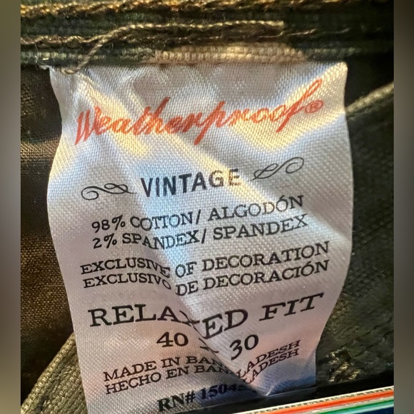 Weatherproof Men's Dark Olive Cargo Pants - Picture 8 of 9